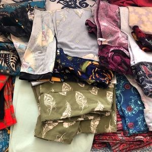 LuLaRoe Over 40 leggings, shirts and dresses